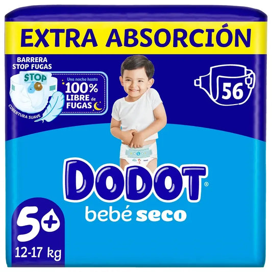 Dodot Baby Dry Größe 5 Extra Jumbo, 56 Windeln