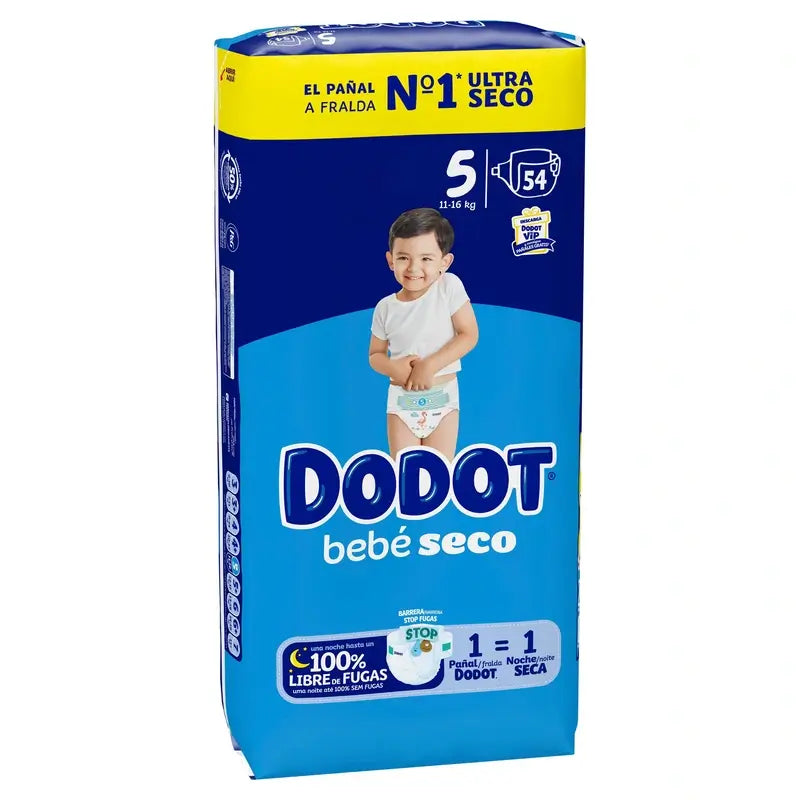Dodot Baby Dry Größe 5 (11-16 Kg) , 54 Windeln