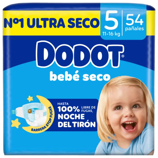 Dodot Baby Dry Größe 5 (11-16 Kg) , 54 Windeln