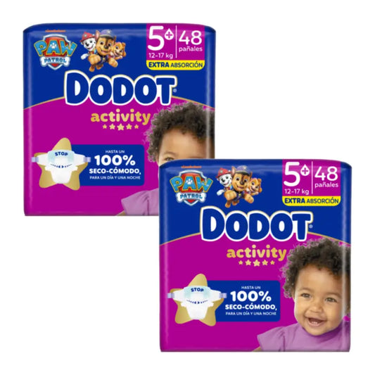 Dodot Activity Größe 5+ (12-17 Kg), 48 Windeln