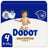 Dodot Sensitive Größe 4 für Baby, 9 Kg, 14 Kg, 210 Windeln
