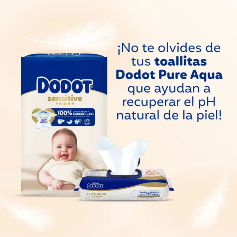 Dodot Sensitive Größe 2, 4kg-8kg, 88 Windeln