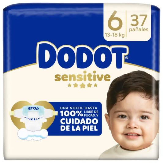 Dodot Sensitive Größe 6, >13kg, 37 Windeln