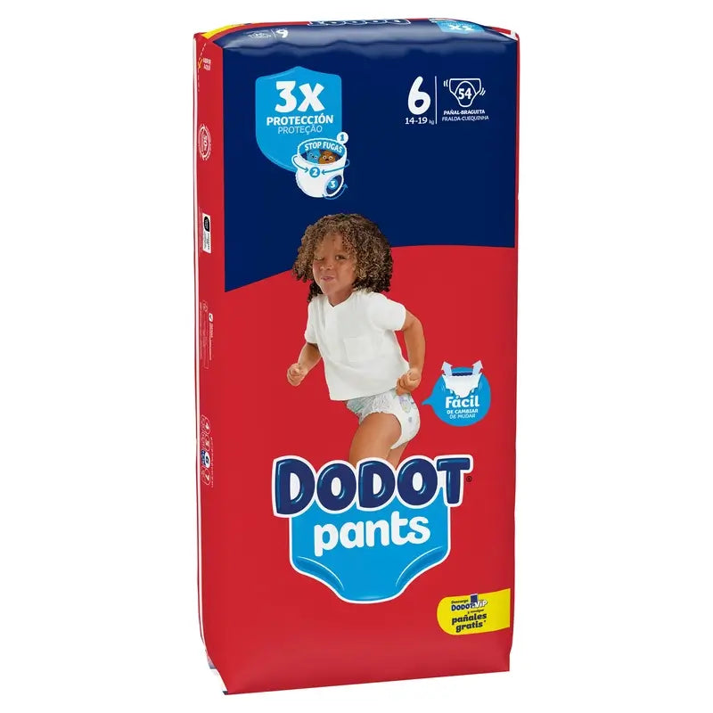 Dodot Pants Panty Größe 6, 54 Windeln