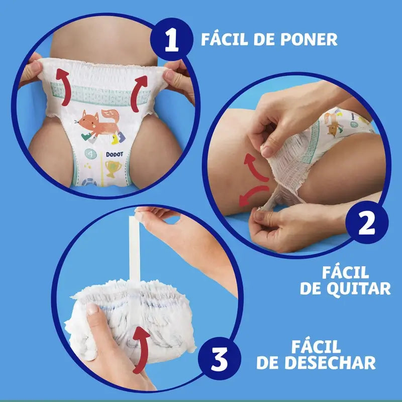 Dodot Pants Panty Größe 6, 54 Windeln
