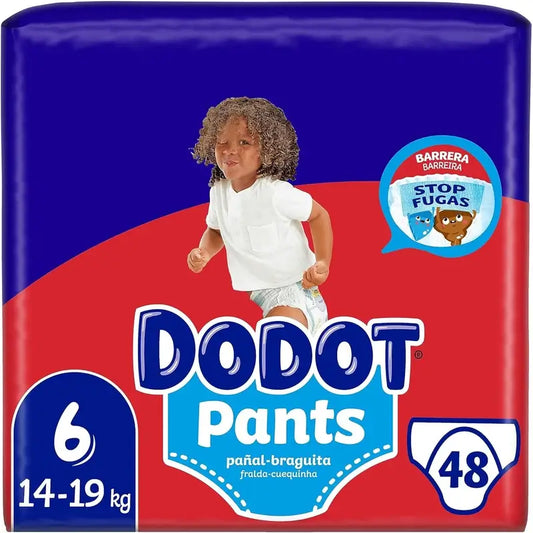 Dodot Pants Windelhöschen Größe 6 , 48 Stück
