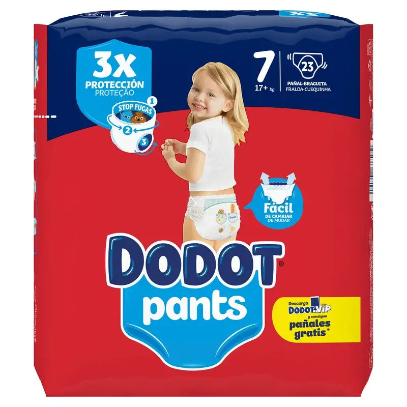 Dodot Pants Panty Größe 7 (+17 Kg), 23 Windeln