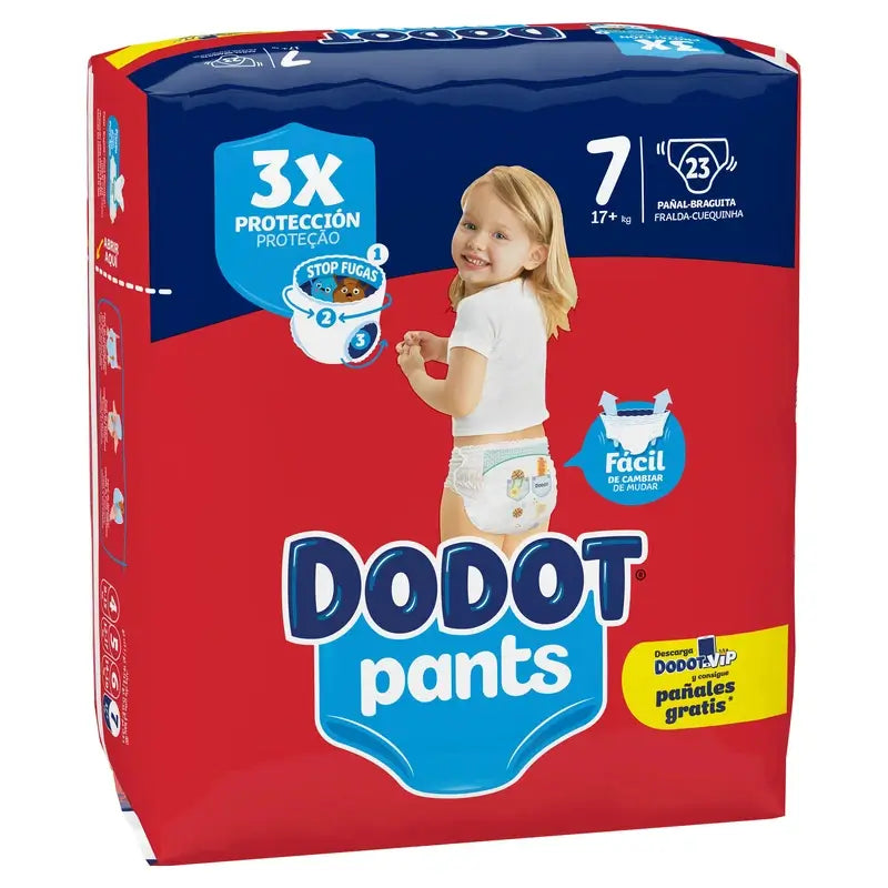 Dodot Pants Panty Größe 7 (+17 Kg), 23 Windeln