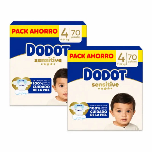 Dodot Sensitive Box Größe 4, 2x70 Windeln