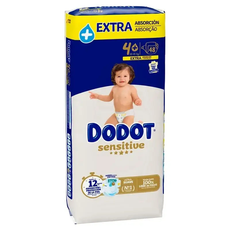 Dodot Sensitive Größe 4+, 144 Windeln