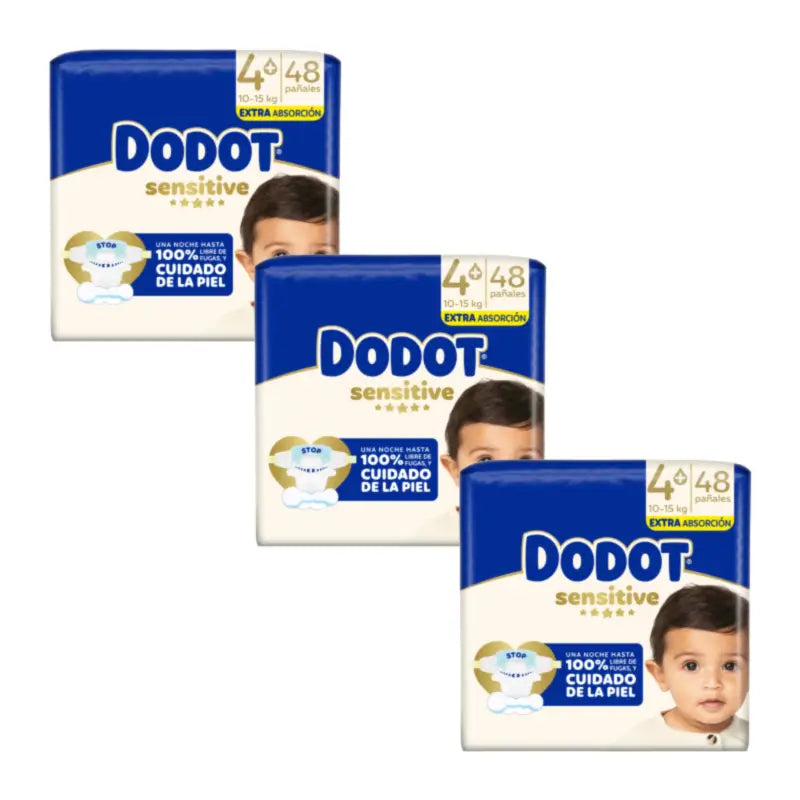 Dodot Sensitive Größe 4+, 144 Windeln