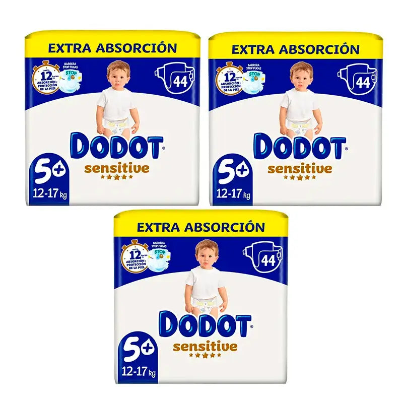 Dodot Sensitive Größe 5, 132 Windeln