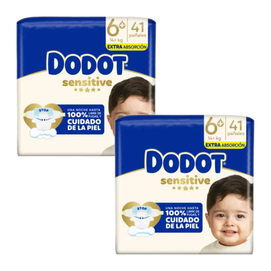 Dodot Sensitive Größe 6 Extra-Jumbo, Packung 2 x 41 Windeln