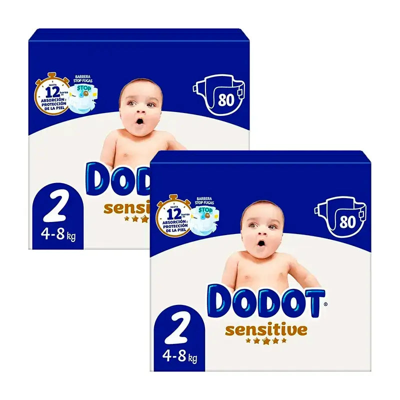 Dodot Sensitive Größe 2, 160 Windeln