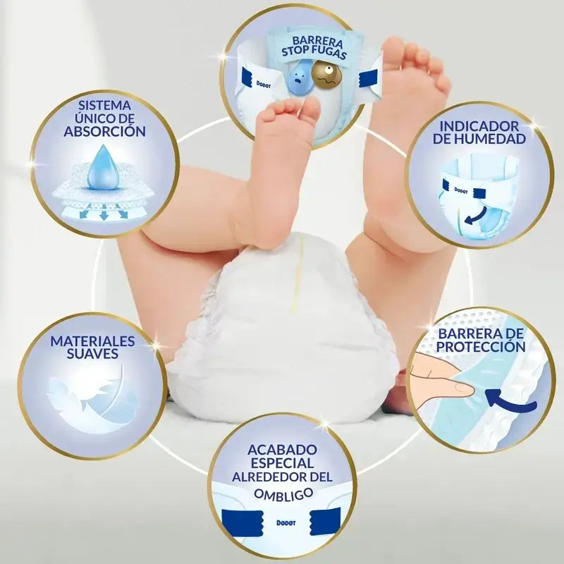 Dodot Sensitive Größe 2, 240 Windeln