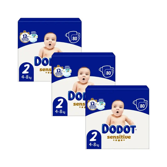 Dodot Sensitive Größe 2, 240 Windeln