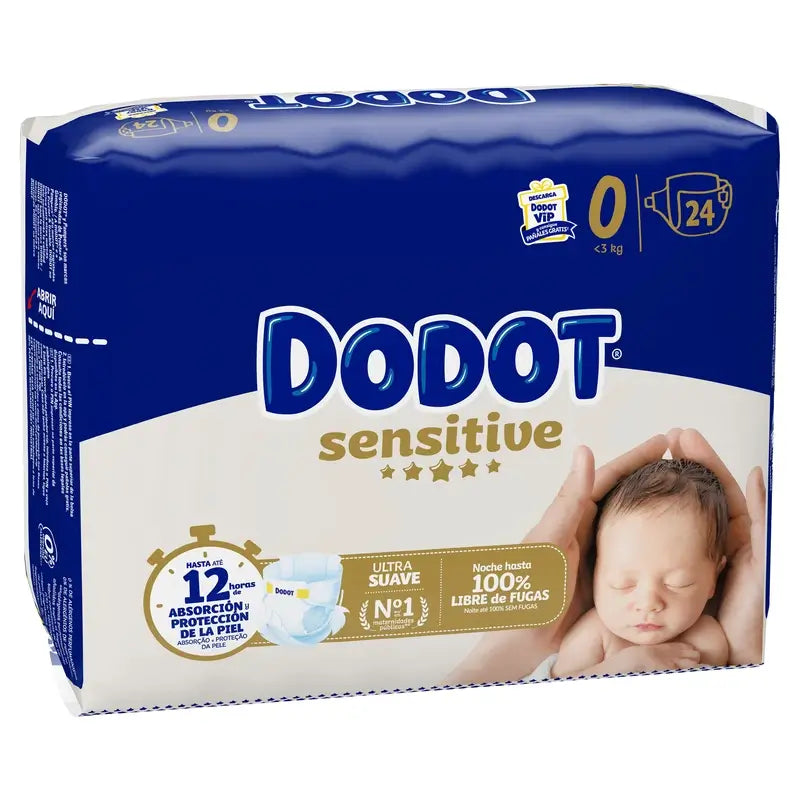 Dodot Sensitive Größe 0, 24 Windeln