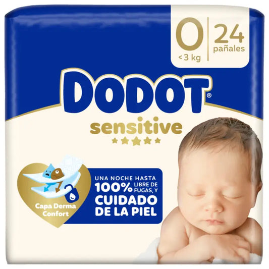 Dodot Sensitive Größe 0, 24 Windeln