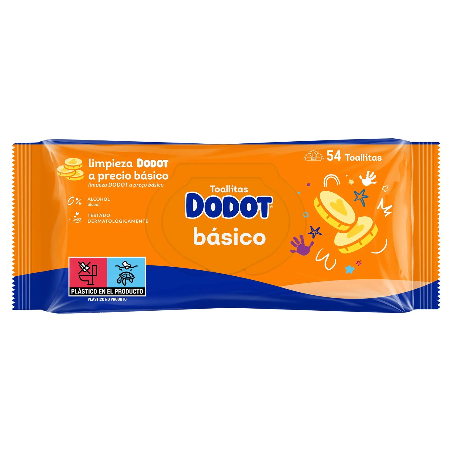Dodot Dodot Wischtücher Basic, 54 Stück