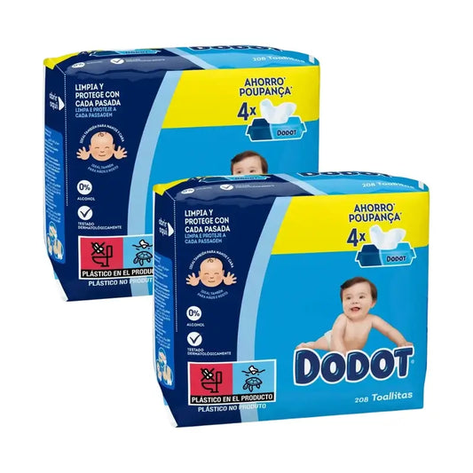 Dodot Nachfüll-Tücher, 2x208 Stück.