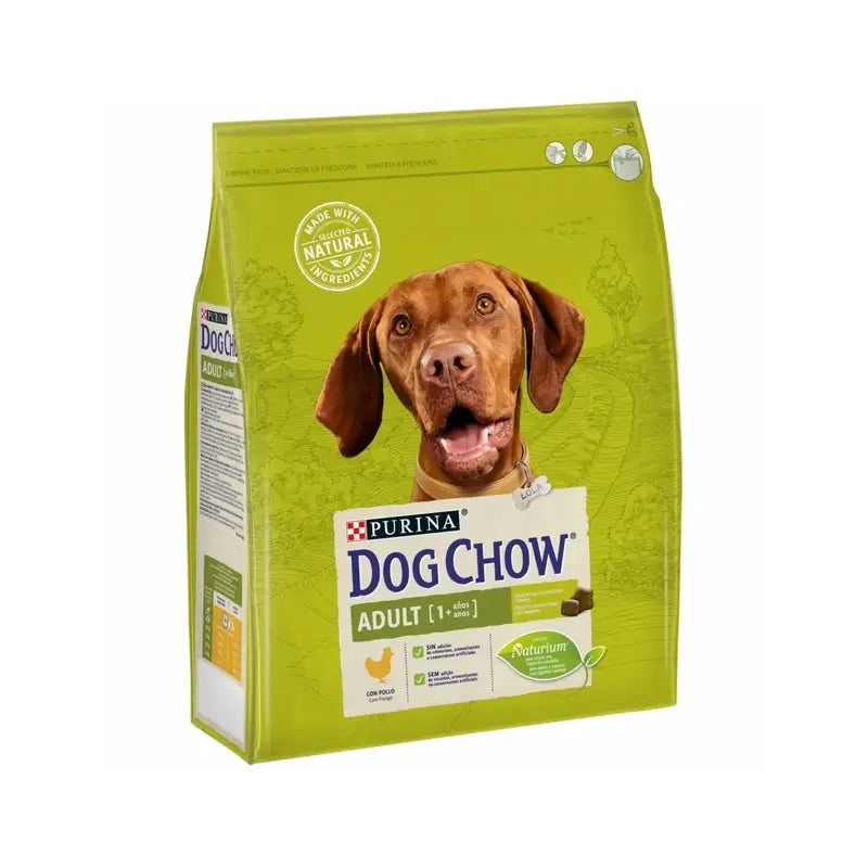 Dog Chow Canine Adult Huhn 2,5Kg, Hundefutter für Hunde