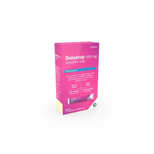 Dolostop 650 mg Lösung zum Einnehmen 10 Sachets