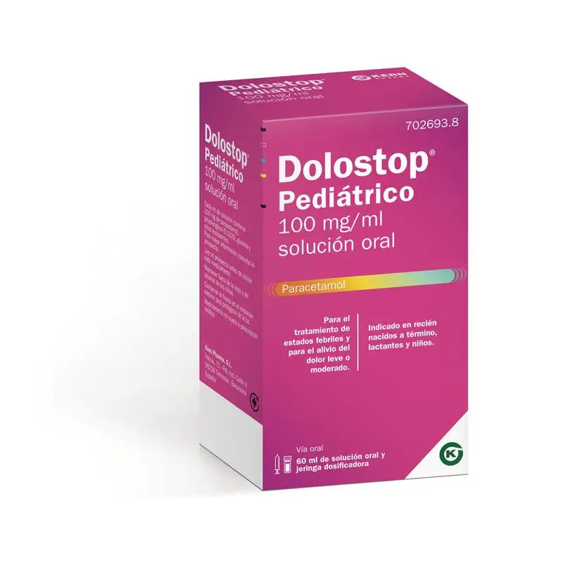 Dolostop Pädiatrische Schmerz- und Fieberlinderung 60 ml