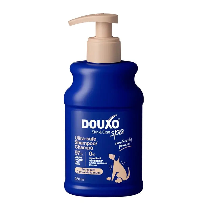 Douxo Skin & Coat Spa Shampoo für Hunde gegen Schuppenbildung, 250 ml