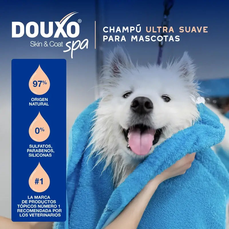 Douxo Skin & Coat Spa Shampoo für Hunde gegen Schuppenbildung, 250 ml