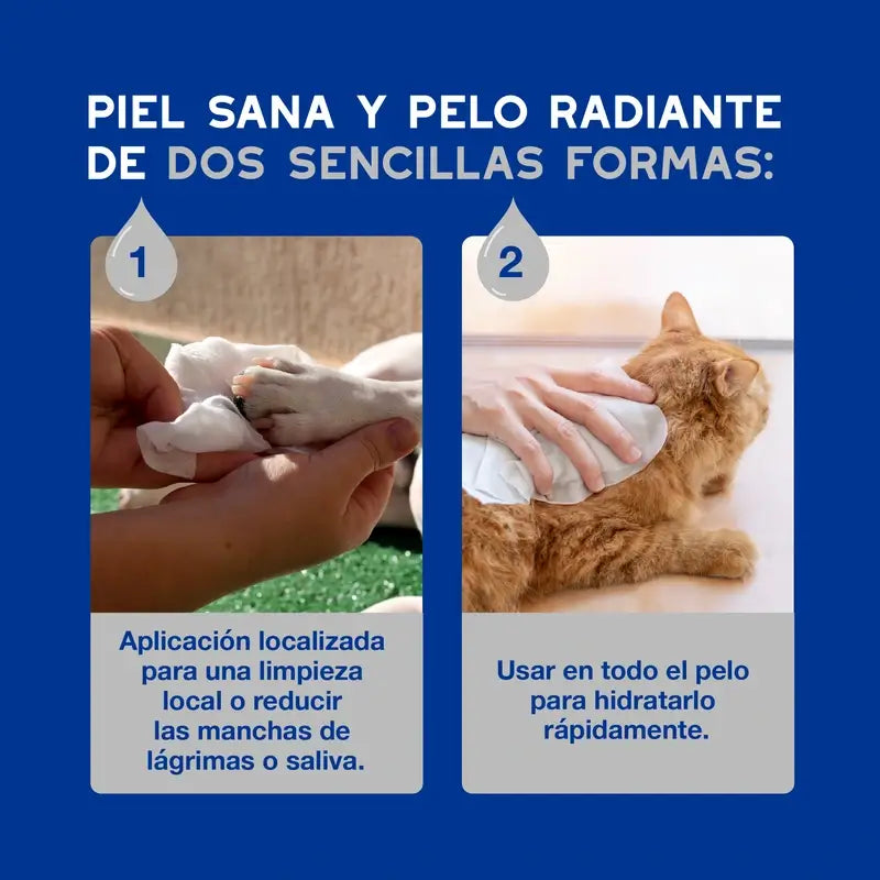 Douxo Skin & Coat Spa Mehrzwecktücher für Hunde und Katzen, 100 Stück.