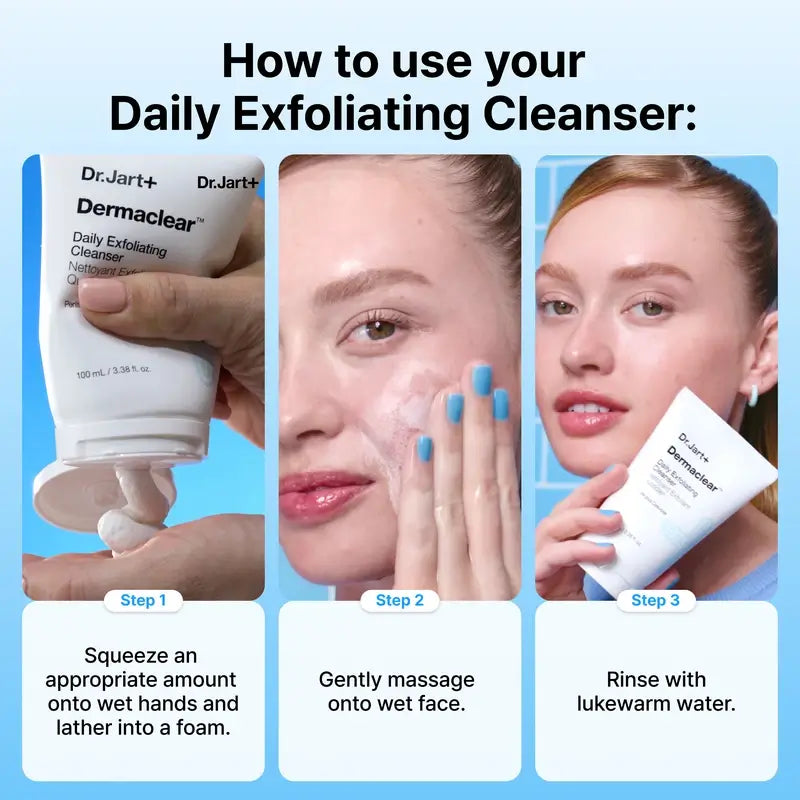 Dr Jart+ Dermaclear Daily Exfoliating Cleanser, 30 ml