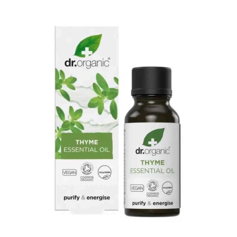 Dr.Organic Ätherisches Thymianöl mit Thymol, bio und 100 % rein, 10 ml