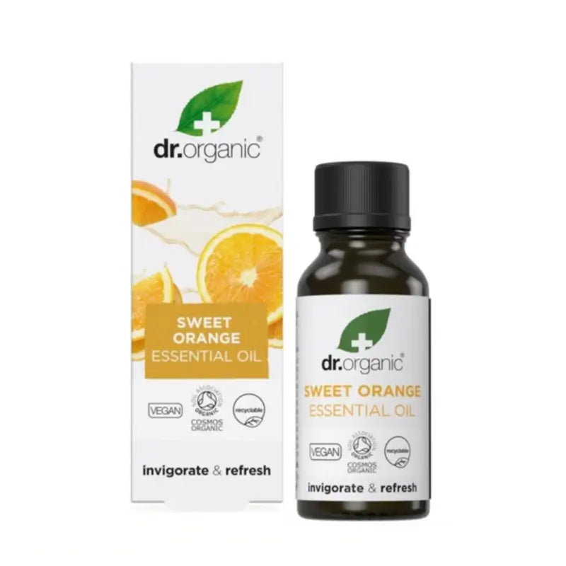 Dr.Organic Ätherisches Öl aus Bio-Süßorange, 100 % rein, 10 ml
