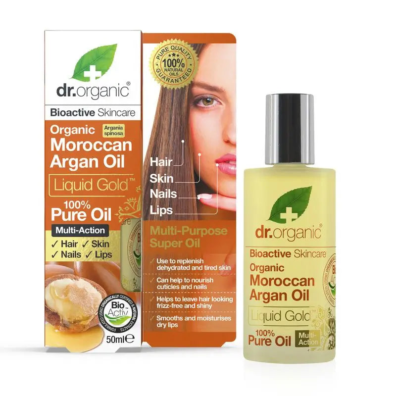 Dr. Organic Reines Marokkanisches Arganöl 50Ml.