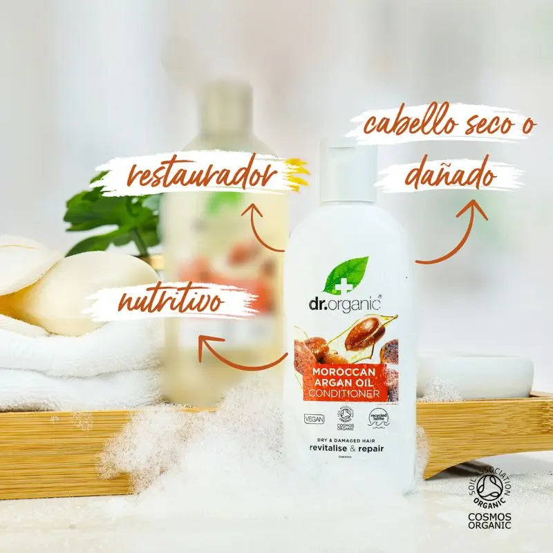 Dr.Organic Arganöl-Spülung Trockenes oder geschädigtes Haar, 265 ml