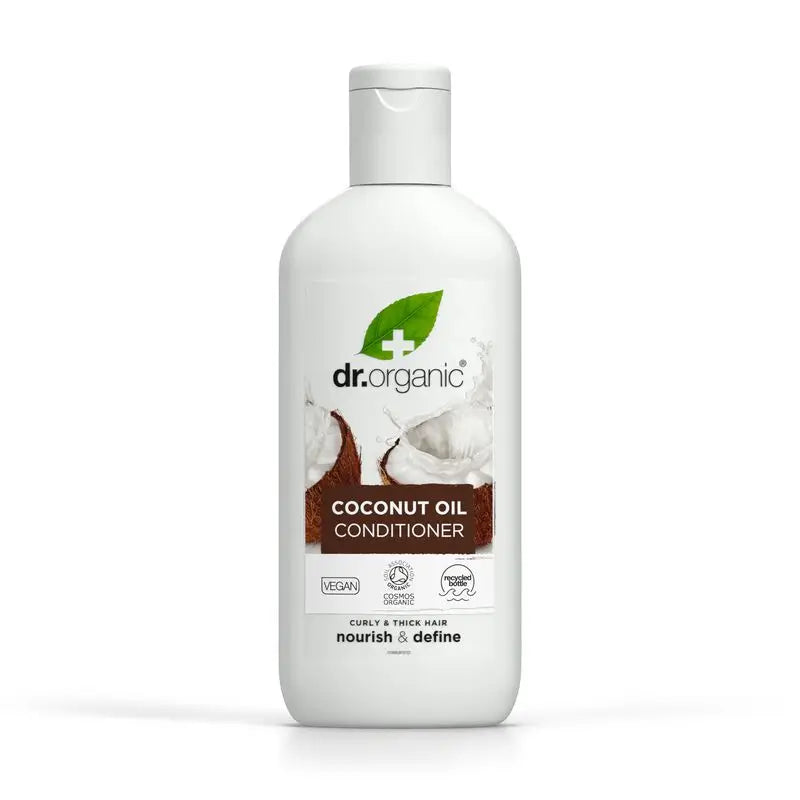 Dr.Organic Kokosnussöl-Spülung für dickes oder lockiges Haar, 265 ml