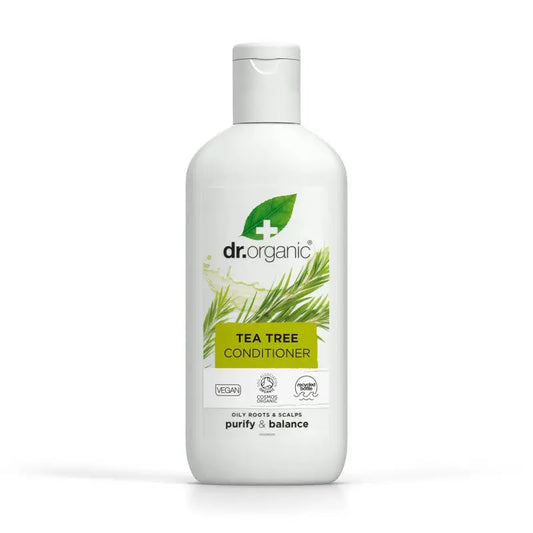 Dr.Organic Tea Tree Conditioner Fettiges oder problematisches Haar, 265 ml