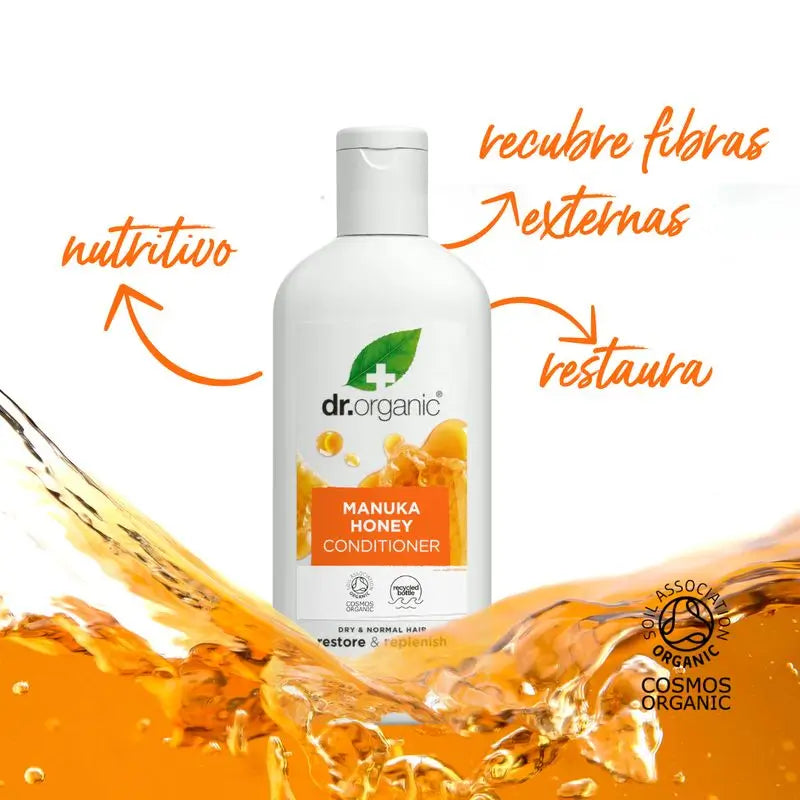 Dr.Organic Manuka Honig Spülung für normales bis trockenes Haar, 265 ml