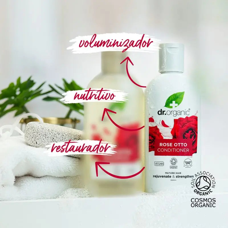 Dr.Organic Rosa Damascena Conditioner Reifes Haar, 265 ml