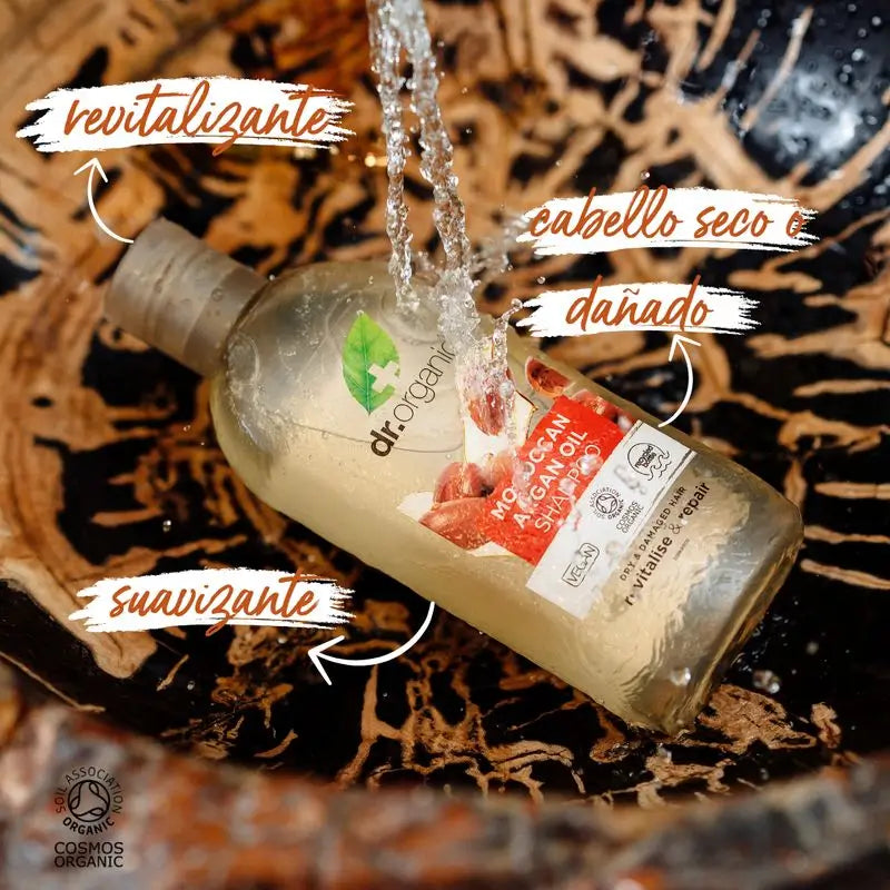 Dr.Organic Arganöl Shampoo Trockenes oder geschädigtes Haar, 265 ml