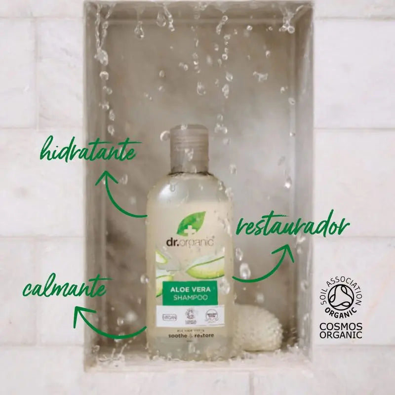Dr.Organic Aloe Vera Shampoo Alle Haartypen, 265 ml