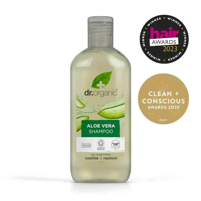 Dr.Organic Aloe Vera Shampoo Alle Haartypen, 265 ml