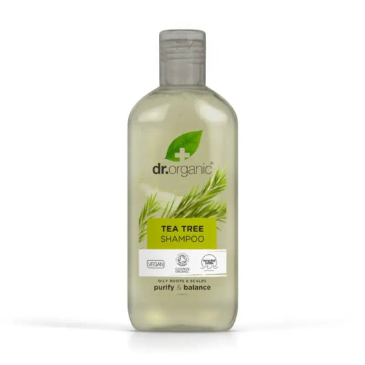 Dr.Organic Teebaum Shampoo für fettiges oder problematisches Haar, 265 ml