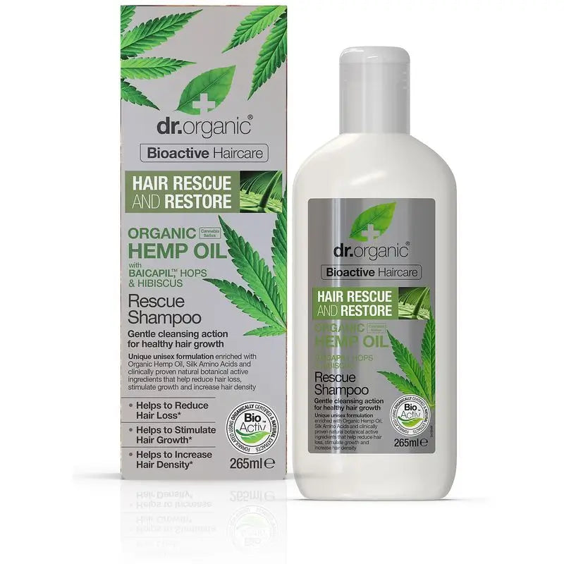 Dr. Organic Anti-Haarausfall Rescue Shampoo Hanf 265Ml