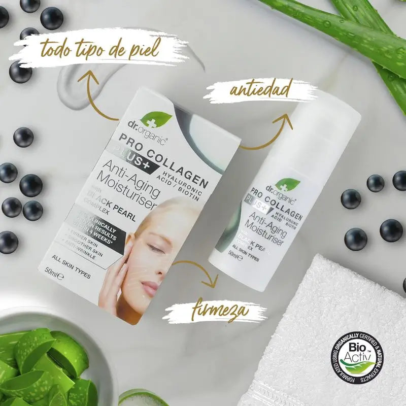 Dr.Organic Procollagen Anti-Aging Gesichtscreme-Alle Hauttypen, 50 ml