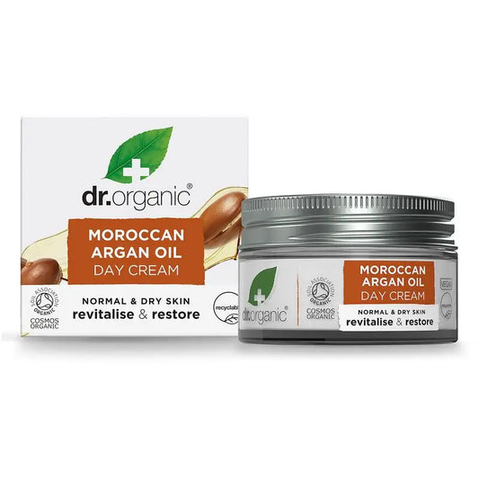 Dr.Organic Arganöl Tagescreme für normale bis trockene Haut, 50 ml