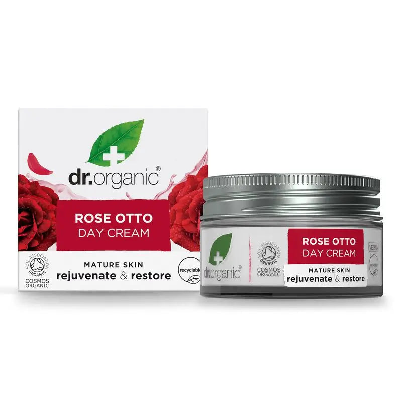 Dr.Organic Rosa Damascena Mature Skin Tagescreme, 50 ml