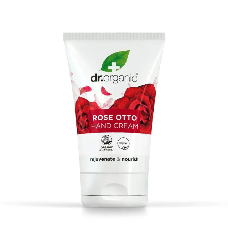 Dr.Organic Rosa Damascena Mature Skin Hand & Nagel Creme, 125 ml