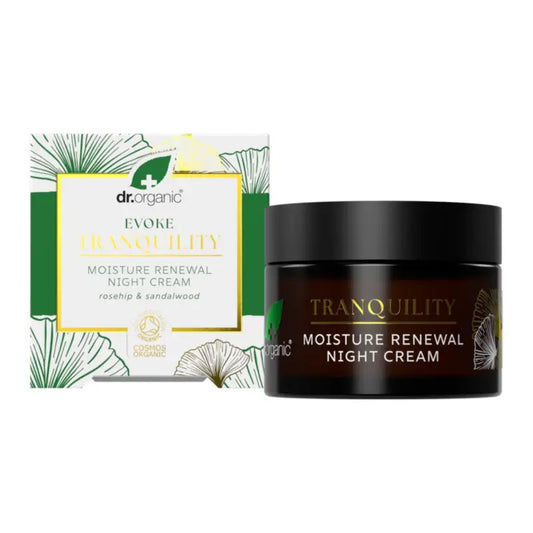 Dr.Organic Nachtcreme „Evoke Tranquility“, 50 ml