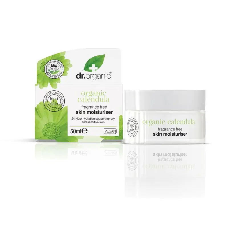 Dr. Organic Calendula Feuchtigkeitscreme für empfindliche Haut 50Ml